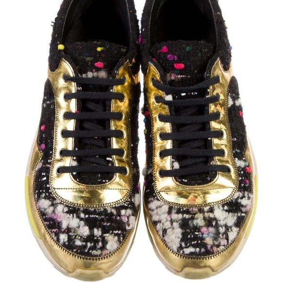 Chanel Fall 2014 Tweed Low Top Sneakers - Picture 1 of 5
